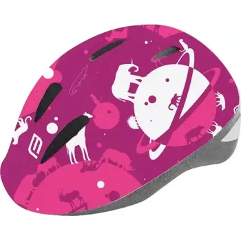 Cyklistická přilba Force Fun Planets dětská přilba růžovo/bílá vel. M (52-56cm)