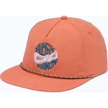 Módní doplněk Kšiltovka Black Diamond Synthetic Rope Baja sunrise / creek blue rope badge