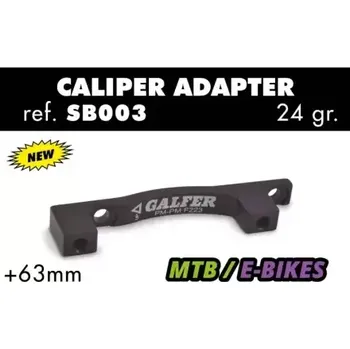 Brzda na kolo Galfer SB003 PM/PM + 63 mm adaptér přední/zadní