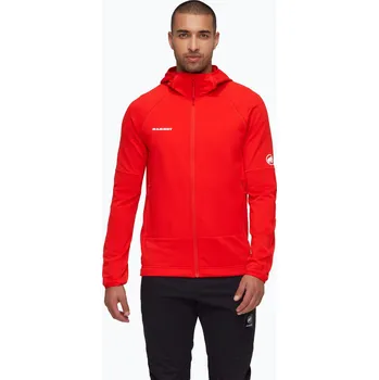 Pánská větrovka Mammut Massone ML Hooded Mammut red