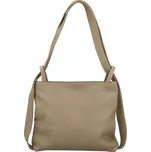 Trendy dámský kožený kabelko-batoh Ruoxi, taupe