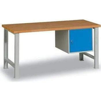 Dílenský stůl Dílenský stůl Weld se skříňkou 41 cm, 84 x 120 x 68,5 cm, šedý