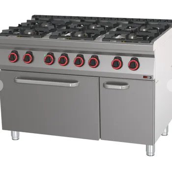 Sporák RM GASTRO Sporák kombinovaný s el. troubou GN 2/1 SPT 70/120 21 GE RedFox