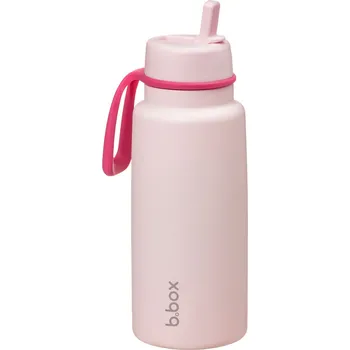 Termoska B.box Nerezová termolahev s brčkem 1L - PINKPARADISE Velikost: 690ml
