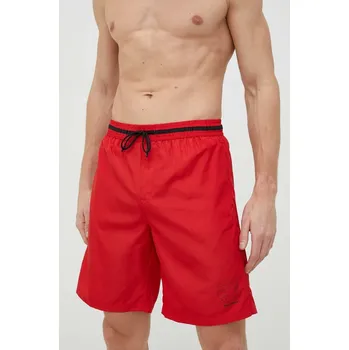 Pánské kraťasy Plavkové šortky Karl Lagerfeld červená barva 230M2214 33X, vel. M