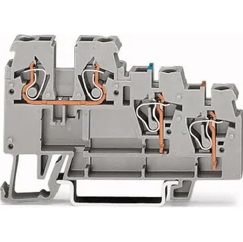 Svor.WAGO 270-560 řadová 2,5mm šed WAGO Elektro 37-06-255-20560