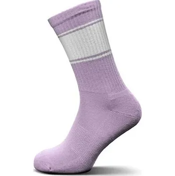 Mr. Socks Unisex sportovní ponožky L05007 Lilac-White 42/46