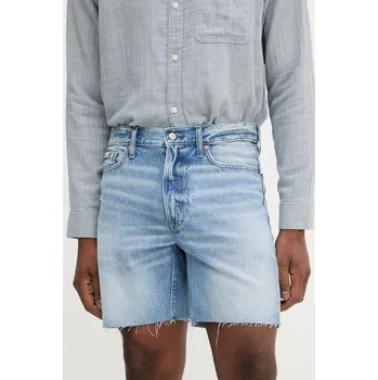 Pánské kraťasy Džínové šortky Calvin Klein Jeans pánské, modrá barva, LV04RB787G 50J, vel. 34