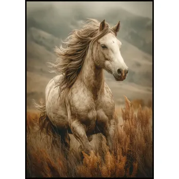 Plakát Jen tak z lásky Plakát Portrét divokého koně I Rozměr plakátu: A4 (21 x 29,7 cm)