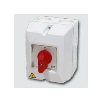 vypínač Spínač S 25 JP 2203 C6 skříňP65 06 SEZ - CZ s.r.o. 11-02-070-31513