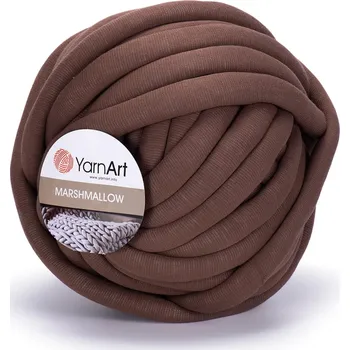 Příze Yarn Art příze Marshmallow 905 hnědá