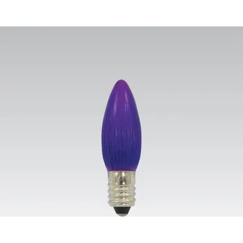 Svíčka Vánoč.žár. SVÍČKA fial. 14V/3W E10 31-14-804-83419