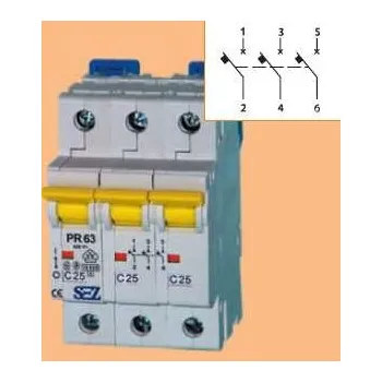 Jistič Jistič PR 63 D 63/3/D 10kA SEZ SEZ - CZ s.r.o. 15-06-070-33630