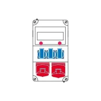 Elektrická zásuvka Zásuvková kombinace Z59.311DX EROCOMM spol.s r.o. 09-06-098-59311