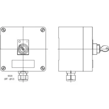 vypínač X20SA1 V032/06 Vypínač Ex 1P 10A Luxart, s.r.o. 47-20-807-99025
