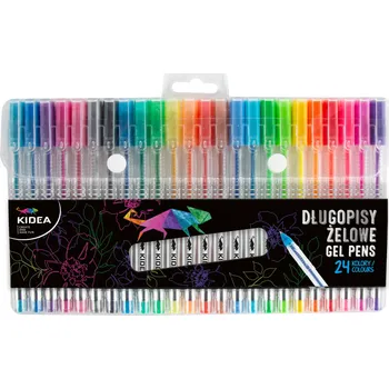 Sada 24 gelových per | KIDEA