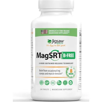 Jigsaw Health | MagSRT® - Hořčík malát B-FREE 500 mg - 240 ks 8 hod. pozvolné uvolňování (SRT = Slow Release Technology), neobsahuje vit. B - 240 ks