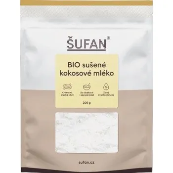 Šufan BIO SUŠENÉ KOKOSOVÉ MLÉKO 200G