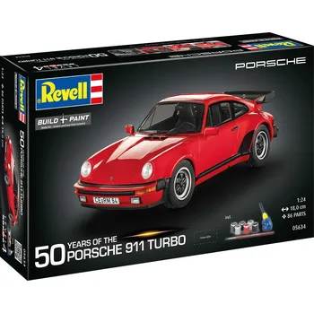 Plastikový model Set Porsche 911 Turbo (50th Anniversary) (1:24)