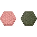 Lízací podložka Jelly 24x21cm mix barev Flamingo