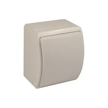 vypínač Tlačítko zv.K101 bílé IP44 QESTEL s.r.o. 07-06-029-80710