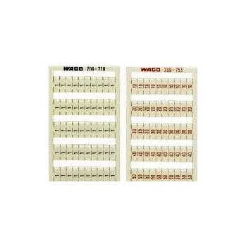 Karta WAGO 209-718 označ. 1/2 50x WAGO Elektro 37-06-255-36718