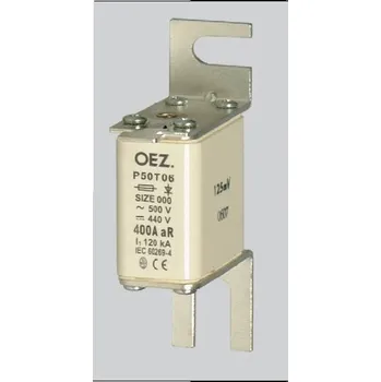 pojistka Pojistka P50T06 160A aR 06657 OEZ s.r.o. 13-10-099-16120