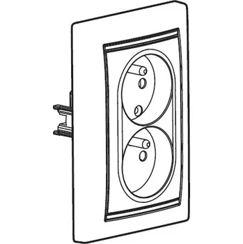 Elektrická zásuvka Zás.2x 230V/16A +přep. S74390 LEG GENERI, s.r.o. 07-26-095-74390