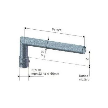 Venkovní osvětlení Výložník SK 1/60 - 500 žZn 29-02-155-30050