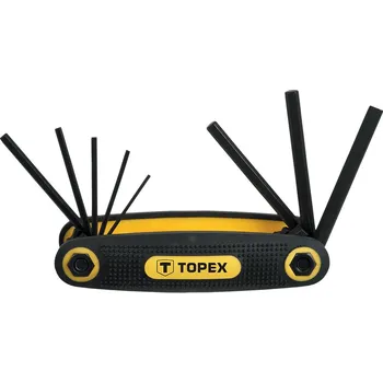 Vrtačka SADA ŠESTIHRANNÝCH KLÍČŮ 1,5-6MM TOPEX 35D958