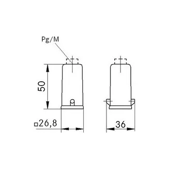 Konektor H-A 3 TGV 11 pouzdro plast 10426000 LAPP KABEL s.r.o. 35-12-013-10426