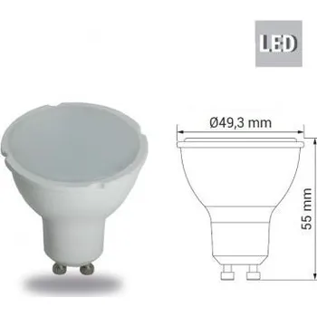 Žárovka LED žár.ORO-GU10-TOTO-6,5W-CW 6500K 31-34-219-11663