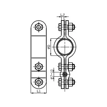 Hromosvod Svorka ST 02-potrubí 3/4"103180 DT TECHNIC s.r.o. 57-02-525-01112