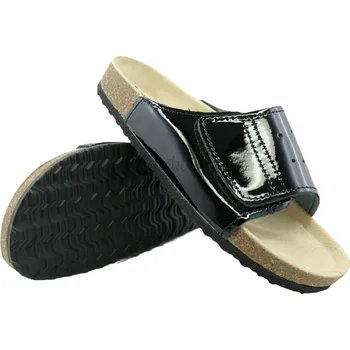 Chlapecké sandály Pantofle Protetika ORS T 56 lesklé černé (60) - vel. 36