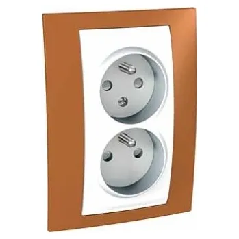 Elektrická zásuvka Zás.2x U.Plus MGU63065869 oran/pol Schneider Electric CZ 07-20-100-13269