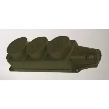 Elektrická zásuvka Zás.3x pologum. ZSG3K IP 44 07-27-801-40300