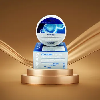 Péče o oční okolí Farm Stay - Collagen Water full Hydrogel Eye Patch - Hydrogelové polštářky pod oči s kolagenem - 90 g / 60 ks