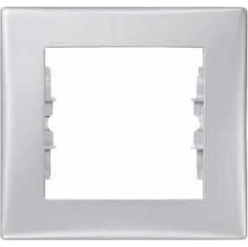 Elektrická zásuvka Rámeček 1x SEDNA SDN5800160 alu Schneider Electric CZ 07-04-027-28111