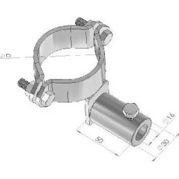 Hromosvod Držák DIH-T 03 450080 DT TECHNIC s.r.o. 57-04-525-50080