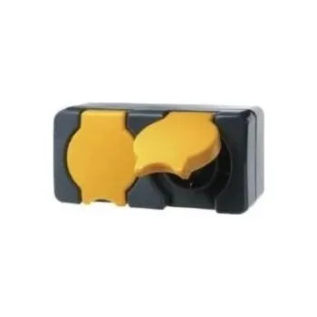 Elektrická zásuvka Zás. 2x Schuko Iso-Panzer 4322 IP44 Elektro-System-Technik 07-24-037-04322