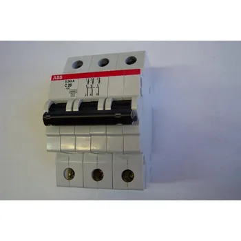 Stavebniny Jistič S243 C 20A/3/C *ABB ABB s.r.o. 15-06-096-24200