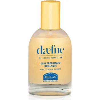 Tělový olej Helan Daefne multifunkční suchý olej se třpytkami na obličej, tělo a vlasy 50 ml