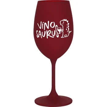 Sklenice VÍNOSAURUS - bordó sklenice na víno 350 ml