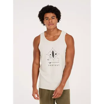 Pánské tílko Pánské tílko Protest PRTRALLY velikost XL bílá