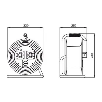 kabelová chránička BUBEN 330 na prodl.kabel SC92062 SCAME-CZ,s.r.o. 03-12-061-03300