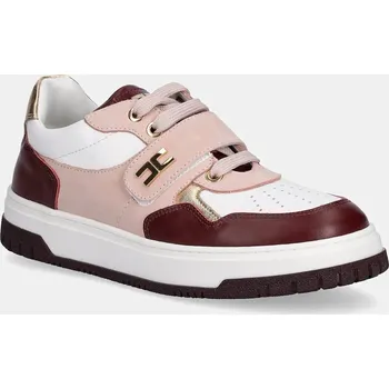 Dámské tenisky Dětské kožené tenisky Elisabetta Franchi F4A9.E0345.35.38 růžová 30X, EUR 37