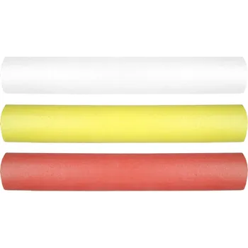 Topex Technická křída olejová bílá, žlutá, červená, 13 x 85 mm, 3 ks 14A968