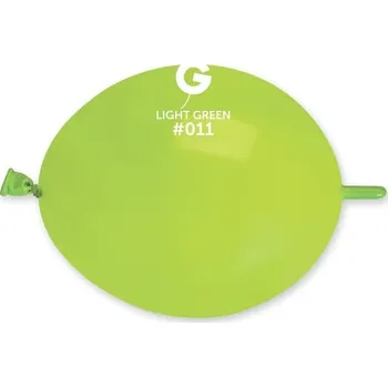 Balónek Balónky pastelové se spojkou pro girlandy, zelené pistáciové, 16 cm, 3 ks