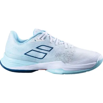 Dámská tenisová obuv Dámská tenisová obuv Babolat Jet Mach 3 All Court Women White/Angel Blue EUR 38,5