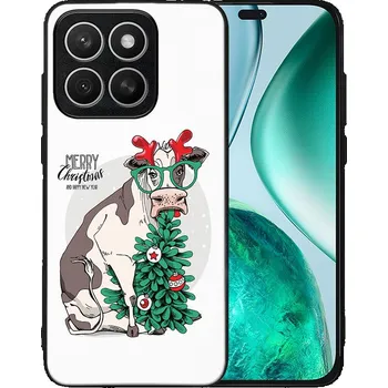 Vánoční dekorace VSECHNONAMOBIL 115245 MY ART Kryt s vánočním designem Honor X8c MERRY CHRISTMAS (074)